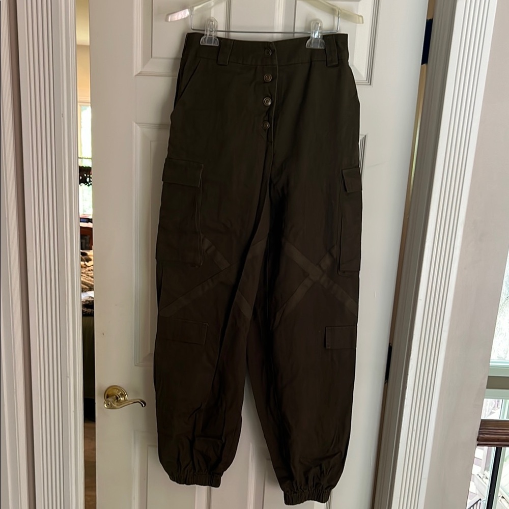 Women's Olive Cargo Pants